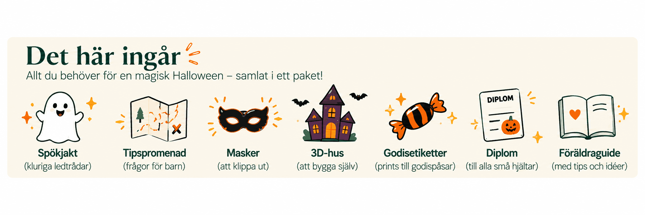Det här ingår i Halloween-paketet